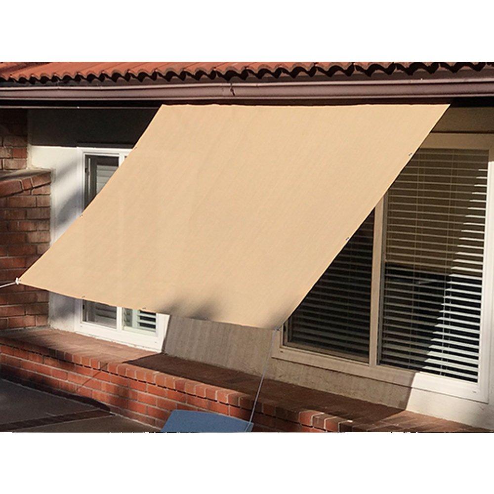 Alion Home Sun Shade Privacy Panel with Grommets on 4 Sides for Patio