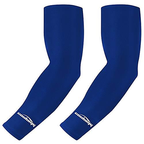 COOLOMG Compression Arm Sleeves Youth Kids for Basketball Football