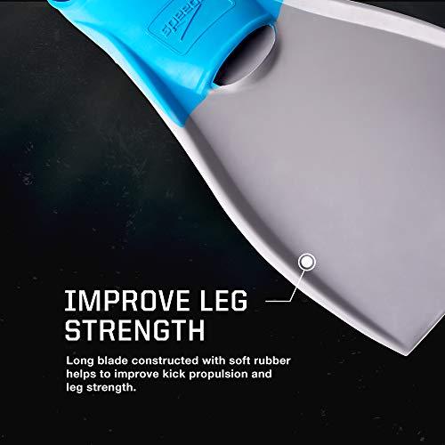 speedo unisex swim training fins rubber long blade ebay speedo rubber swim fins size chart